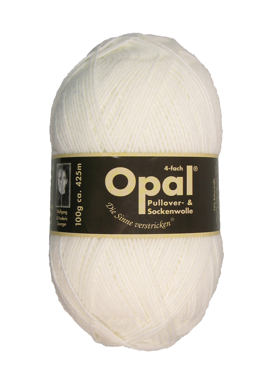 Opal 4-trådigt enfärgat garn