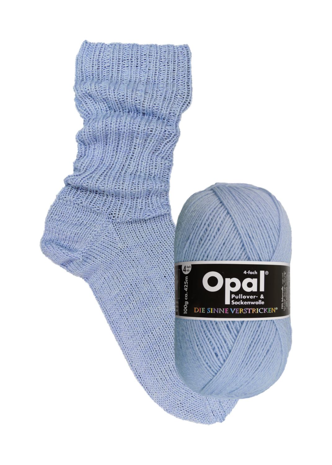 Opal Uni 2020 – 4-trådigt enfärgat garn