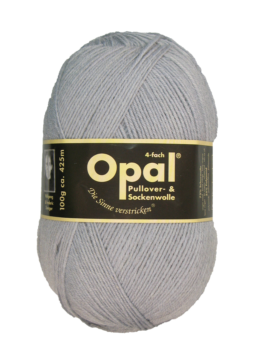 Opal 4-trådigt enfärgat garn